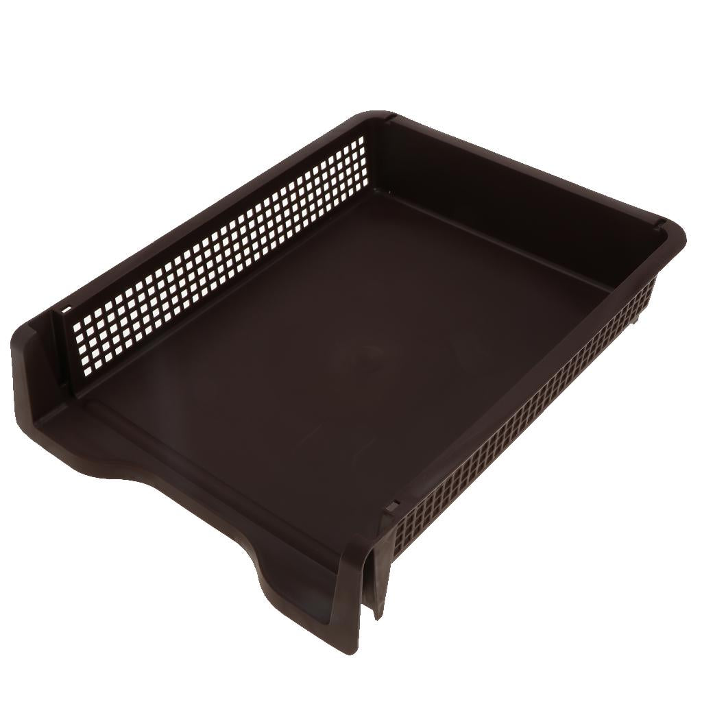 ⚡️Buy Max Acrylic Side Load Stackable A4 Paper Tray Organizer Folders