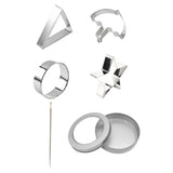 Maxbell 6 PCS Squid Game Cookie Cutters Tool Set Vary Shapes Mold Cake Biscuit Mold