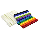 Maxbell 100pcs 10 Colors Multilink Linking Counting Cubes Snap Blocks Education Math
