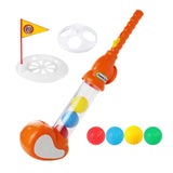 Maxbell Children Golf Training Toy Activities for Indoor Outdoor Backyard Kids Orange