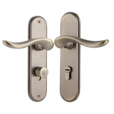Max Security Mortise Interior Door Lock Latch  Bedroom Lever Handlesets Bronze