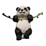 Maxbell Panda Sculpture Ornaments Adorable Creative for Patio Micro Landscape Indoor