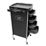 Maxbell 6 Tier Salon Cart Storage Storage Salon Rolling Organizers Style B