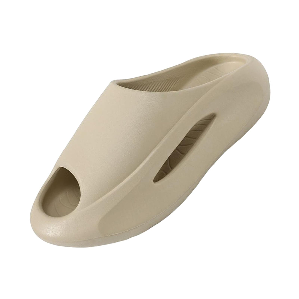 Maxbell Unisex Slippers Anti Slip Summer Thick Platform Bathing House EVA Sandals Khaki 44 45