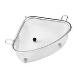 Maxbell Practical Colander Triangle Strainer Sturdy for Pasta Vegetable Basket Hanging L
