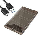 Maxbell 2.5inch External Hard Drive Enclosure SSD Enclosure 5Gbps SATA to USB 3.1 Brown