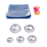 Max DIY Aluminum Alloy Bath Bombs Fizzies Mold Handmade Soap Shrink Wrap Set E