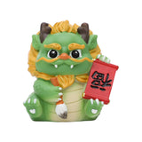 Maxbell 2024 Year of Chinese Dragon Figure Statue Fengshui Sculpture for Living Room Style H