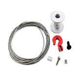 Maxbell Metal Trailer Tow Chain with Winch Hooks Kit for 1/10 RC Car Crawler