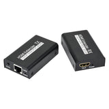 Maxbell HDMI Extender 1080P 196 ft/60M HDCP1.2 Single Cable for Monitor HDTV Cameras