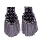 Maxbell Tassel Link Chain Epaulet Uniform Accessories Decorative Retro for Ceremony Gray