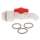 Max 45 Degree UPVC Ton Barrel Replacement Outlet Tap for Oil Water 32mm Outlet