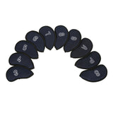 Maxbell 10x Club Head Covers Dustproof Universal Training Equipment for Golfers Dark Blue