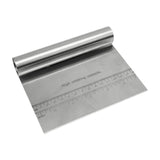 Maxbell Stainless Steel Scraper with Scale Pizza Cutter for home