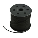 Maxbell 3mm Velvet String Thread Cords Beading DIY Jewelry Making Black 100yd