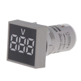 Max Digital Voltmeter Indicator White