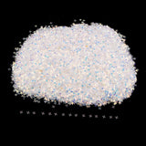 Max 100g/Bag Plastic Four Pointed Star Sequin Party Wedding Decorations White