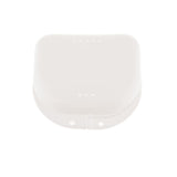 Maxbell Tooth Orthodontic Retainer Denture Storage Case Mouthguard Box Tray White