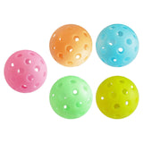 Maxbell 5x Luminous Pickleball Ball 74mm for Outdoor Indoor Tournament Play Practice