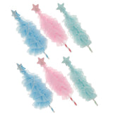 Max 6 Pieces Tulle Christmas Tree Cake Toppers Wedding Birthday Party Supplier