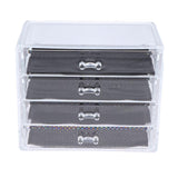 Max Maxb Acrylic Makeup Drawer Organizer Jewelry Nail Art Tools Storage Display Case  4 Drawer