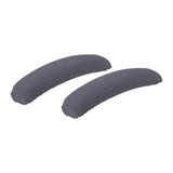 Maxbell 2Pcs Gaming Chair Arm Rest Pads Dustproof Removable for home Dark Grey