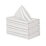 Maxbell 10x Weddings Party Napkins Portable Elegant for Events Banquets Weddings White