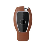 Maxbell Car Key Fob Case Holder Protector for Mercedes-Benz A B C E S Class ml Brown