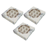 Maxbell Paper Chocolate Packaging Box Cookie Boxes for Celebration Birthday Carnival Marble