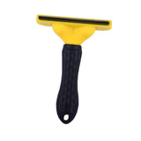Maxbell Deshedding Comb Cleaning Brush Remover Pet Hair Brushes for Cats Dogs Kitten 15.5x10x5cm Yellow
