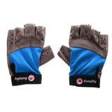 Maxbell Unisex Summer Outdoor Cycling Bike Non-slip Nonskid Half Finger Gloves Sports Short Gloves Blue