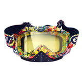 Maxbell Motorcycle Windproof Anti-Fog Goggles Skiing Snowboard Glasses Color 4