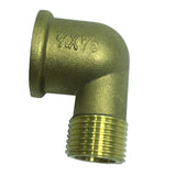 Max 90 Degree Street Elbow Full Brass Adapter Connector Pipe Fittings DN15 DN20