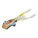 Maxbell Portable Soft Artificial Squid Lure Long Tail Saltwater Octopus Bait Yellow