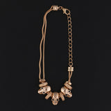 Max New Gold-plated Skull Bracelets Gothic