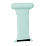 Maxbell Nurses Brooch Pin Silicone Band Strap for iWatch 4 5 6 Light Green 38 40mm