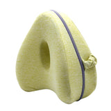Max Heart Shape Memory Foam Leg Pillow Side Sleep Knee Pillow Blue