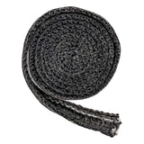 Maxbell 78.74inch Stove Gasket Tape Fiberglass Flat Gasket Tape for Door Glass 15mm Width