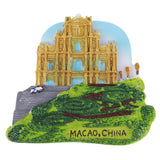 Max Resin Fridge Magnet Refrigerator Stickers Home Decor Ruins of St. Paul