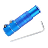 Maxbell Bike Fork Shaft Extender Bike Handlebar Height Adapter for Mountain Bike blue 13cmx3.5cm