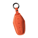 Maxbell Car Key Fob Cover Wear Resistant Key Case for Byd Seal Yuan Plus Atto 3 Orange