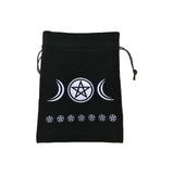 Maxbell Small Tarot Oracle Cards Bag Universal Board Game Card with Drawstring Style A