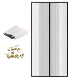 Maxbell Magnetic Door Curtain Portable Mesh Curtain for Office Doorways Drawing Room 120cmx210cm
