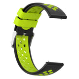 Maxbell Silicone Wristband For Fitbit Versa2 Smart Watch Replacement Black+Lime