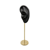 Maxbell Earring Display Stand Human Ear Model Stud Holder Showcase Jewelry Organizer Left Ear Black