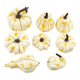 Maxbell 8Pcs Artificial Pumpkin Decoration for Thanksgiving Farmhouse Decoration