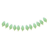 Maxbell Leaves Banner Garlands Birthday Party Decoration Photo Prop Green
