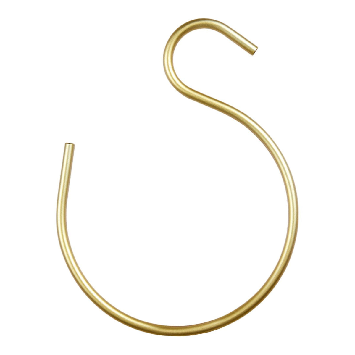 Maxbell S Hanging Hook Closet Hook Metal Aluminum Alloy Hook for Clothes Plants Home gold