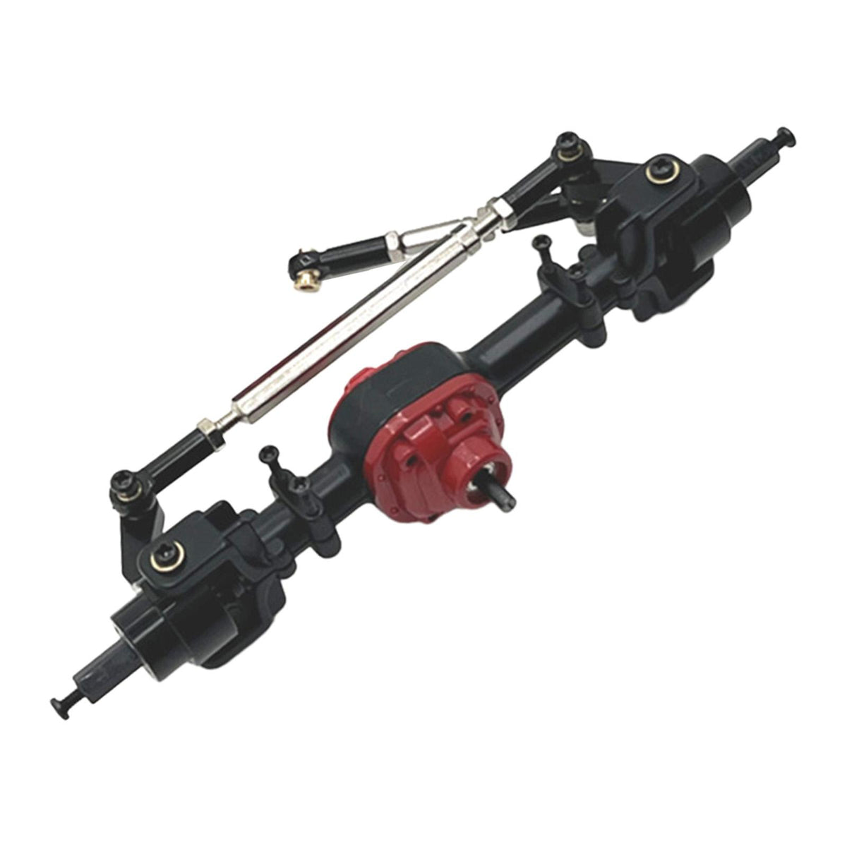 Maxbell RC Front and Rear Axle Housing DIY Accs Spare Model Toy for MN82 D91 1/12 RC Black Front