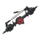 Maxbell RC Front and Rear Axle Housing DIY Accs Spare Model Toy for MN82 D91 1/12 RC Black Front